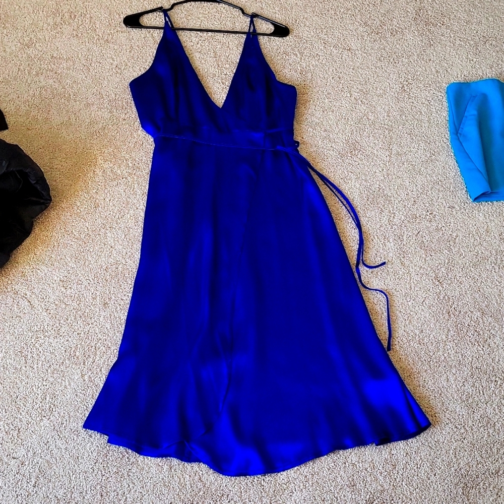 Forever 21 Royal Blue Midi Dress